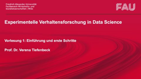 Towards entry "Kick-off for our new module “Experimentelle Verhaltensforschung in Data Science”"